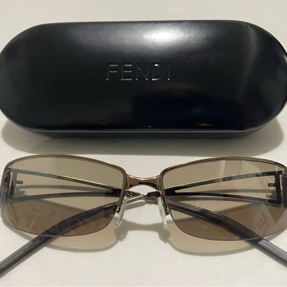 🇮🇹 FENDI Sunglasses #FS283 UNISEX Bronze Frames *Made In Italy* VINTAGE DESIGNER - Picture 9 of 9